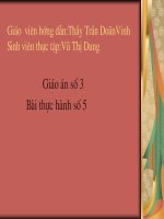 Bài thực hành tin học số 5 docx