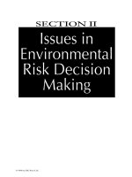 HANDBOOK FOR Envi ronmental RESK Decision Making - SECTION 2 pptx