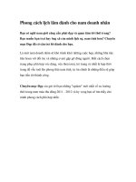 Phong cách lịch lãm dành cho nam doanh nhân pot