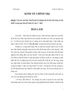 Học thuyết giá trị thặng dư của C.Mac pot