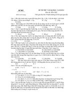ĐỀ THI THỬ VÀO ĐẠI HỌC, CAO ĐẲNG_Đề 002 docx