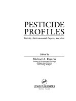Pesticide profiles : Toxicity, environmental impact and fate - Chapter 1 pot