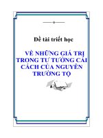 Đề tài triết học 