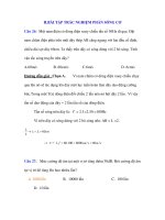 BÀI TẬP TRẮC NGHIỆM PHẦN SÓNG CƠ pot