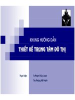 Khung hướng dẫn thiết kế trung tâm đô thị pdf