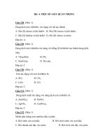 Bài 4. MỘT SỐ AXIT QUAN TRỌNG ppt