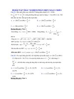 BÀI TẬP TRẮC NGHIỆM PHẦN ĐIỆN XOAY CHIỀU pps