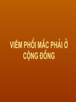 viêm phổi mắc phải ở cộng đồng