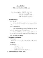 GIÁO ÁN LỚP 12 Báo cáo và kết xuất báo cáo pot