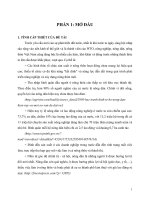 Giải pháp nâng cao khả năng tìm việc của người dân ở huyện Châu Thành - Trà Vinh potx