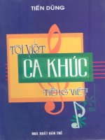 Tôi viết ca khúc tiếng Việt part 1 potx