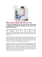 Biện pháp ngừa sẩy thai trở lại pot