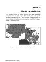 GIS Applications for Water, Wastewater, and Stormwater Systems - Chapter 10 pps