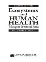 Ecosystems and Human Health - Chapter 1 pptx