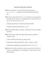 CHỦ ĐỀ 10. DIỆN TÍCH - THỂ TÍCH docx