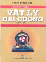 Giáo trình vật lý đại cương tập 2 part 1 pot