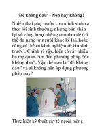 ''''Đẻ không đau'''' - Nên hay không? pps