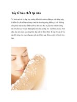 Tẩy tế bào chết tại nhà pps