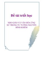 Đề tài triết học 