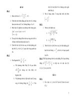 Bộ đề ôn thi tốt nghiệp phần 2 pot