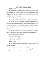 Đề thi học sinh giỏi - lớp 9 THCS Môn : Hoá học pptx