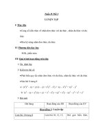 Tuần II Tiết 3 LUYỆN TẬP pps