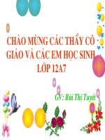 Giáo án điện tử sinh học: Sinh học lớp 12- Phân ly độc lập (Cơ bản) pps