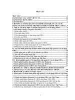 chính sách phân cấp quản lý và sử dụng vốn hỗ trợ phát triển chính thức (oda) và thực trạng triển khai ở việt nam