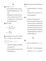 Bộ đề ôn thi tốt nghiệp phần 1 docx