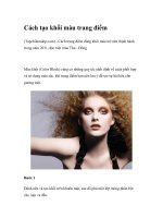 Cách tạo khối màu trang điểm (Tapchilamdep.com) - Cách trang điểm dùng khối màu docx