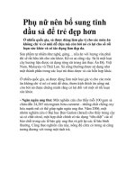 Phụ nữ nên bổ sung tinh dầu sả để trẻ đẹp hơn Ở nhiều quốc gia, sả ppt