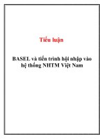 Basel và tiến trình hội nhập vào hệ thống ngân hàng thương mại Việt Nam