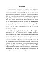 văn hóa doanh nghiệp của công ty yamaha motor việt nam