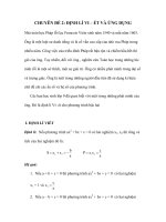 CHUYÊN ĐỀ 2: ĐỊNH LÍ VI – ÉT VÀ ỨNG DỤNG ppt