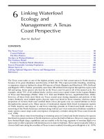 WILDLIFE SCIENCE: LINKING ECOLOGICAL THEORY AND MANAGEMENT APPLICATIONS - CHAPTER 6 pps