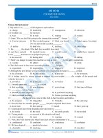 đề thi tiếng anh trên mạng