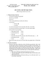 Đề cương môn học hệ thống cung cấp điện ppsx