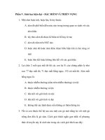 Phần V. Sinh học hiện đại – ĐẶC ĐIỂM VÀ TRIỂN VỌNG ppsx