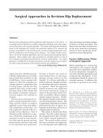 Phương pháp tiếp cận trong phẫu thuật thay thế ppsx