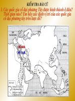 Bài giảng môn lịch sử: Xã hội phương Tây pptx