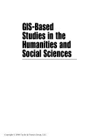 GIS Based Studies in the Humanities and Social Sciences - Chpater 1 pptx