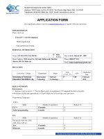 Internship Application Form doc