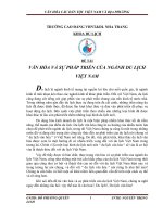 VĂN HÓA VÀ SỰ PHÁP TRIỂN CỦA NGÀNH DU LỊCH VIỆT NAM pdf