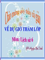 Bài giảng điện tử lịch sử: Những phát triển về xã hội docx