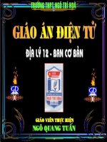 Giáo án điện tử môn Địa Lý: Vấn đề khai thác thế mạnh ở TDMNBB_4 pptx