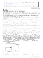 tổng hợp đề thi môn hóa