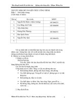 THUYẾT MINH ĐỒ ÁN KIẾN TRÚC CÔNG TRÌNH(cần sửa,bản chính ) docx