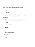 Bài 44. SỰ PHÁT TRIỂN CỦA SINH GIỚI QUA CÁC ĐẠI ĐỊA CHẤT I. Mục tiêu: 1. ppsx