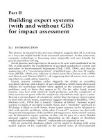 Expert Systems and Geographical Information Systems for Impact Assessment - Chapter 6 docx