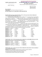 Đề thi thử đại học 2011-2012 môn tiếng Anh khối D mã 369 doc